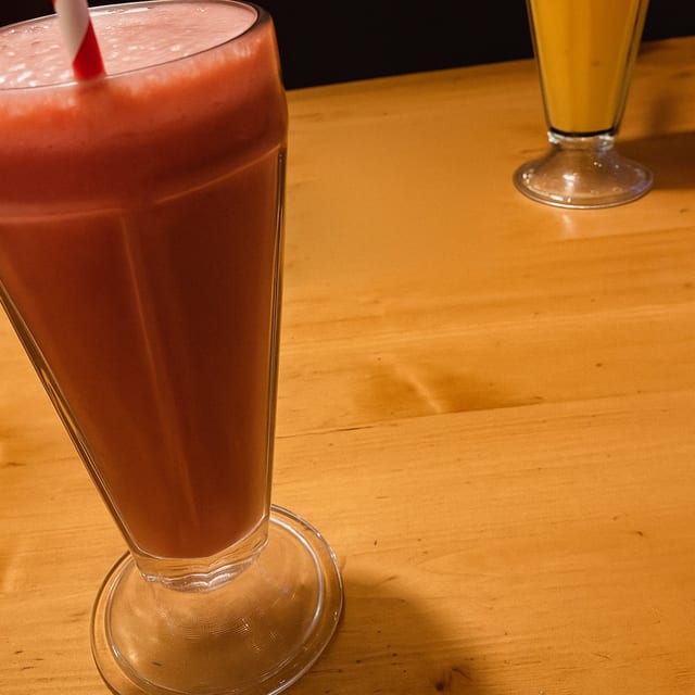 Strawberry Lassi.