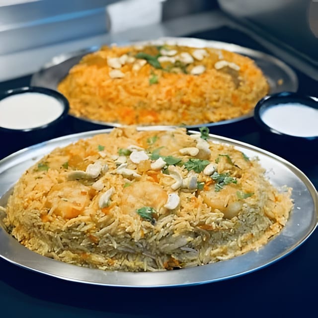 Shrimp Biryani.