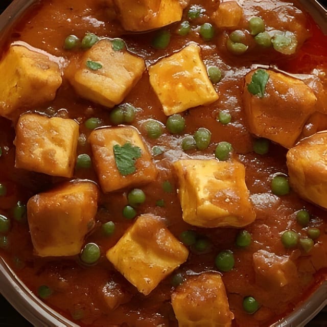 Mattar Paneer.