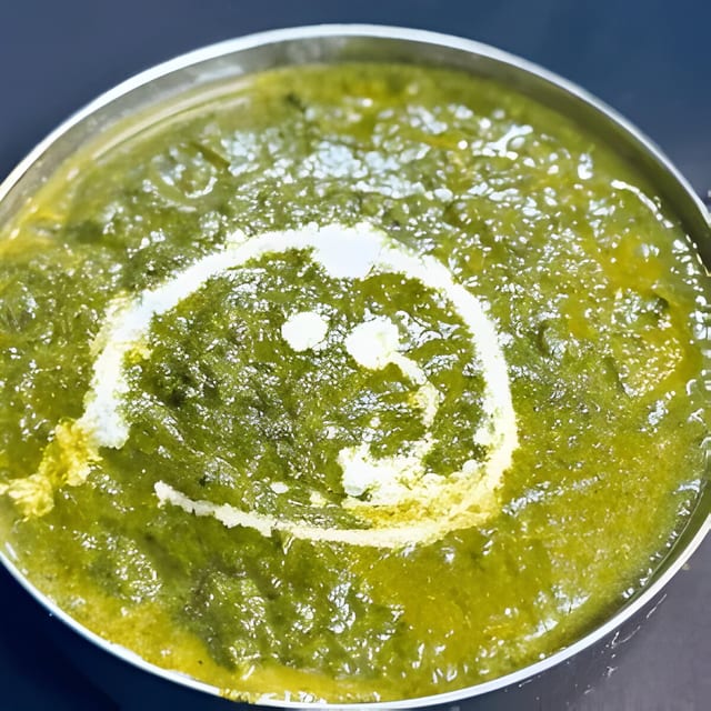 Palak Chicken.