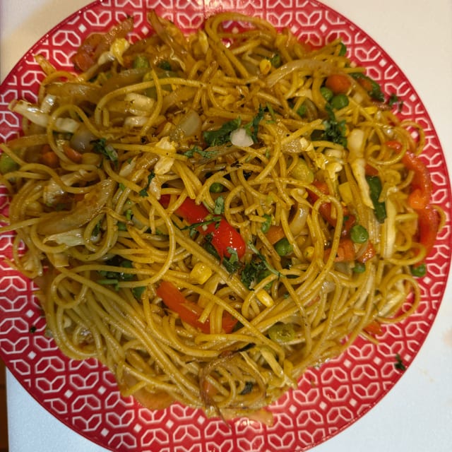 Veggie Noodle Nepali Style.