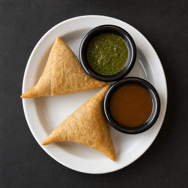 Vegetable Samosas.