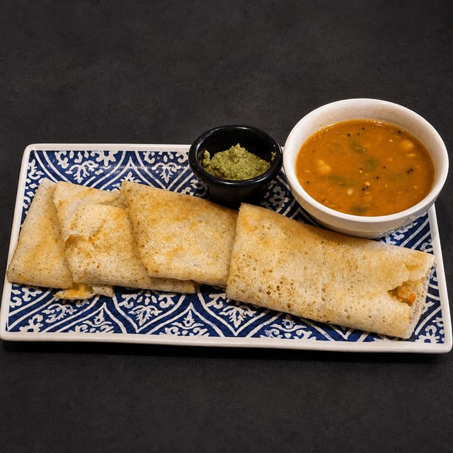Vegetable Dosa.