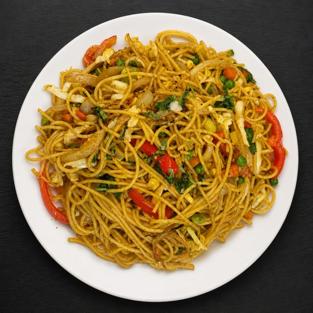 Veg or Chicken Noodles.