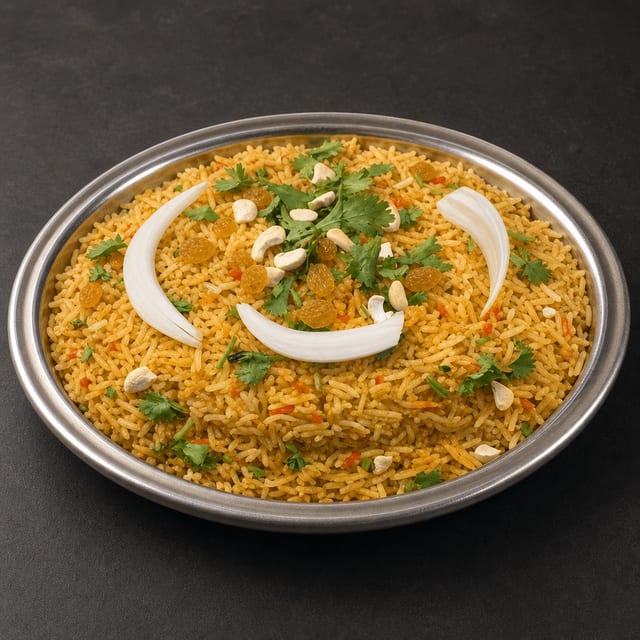 Vegetable Biryani.