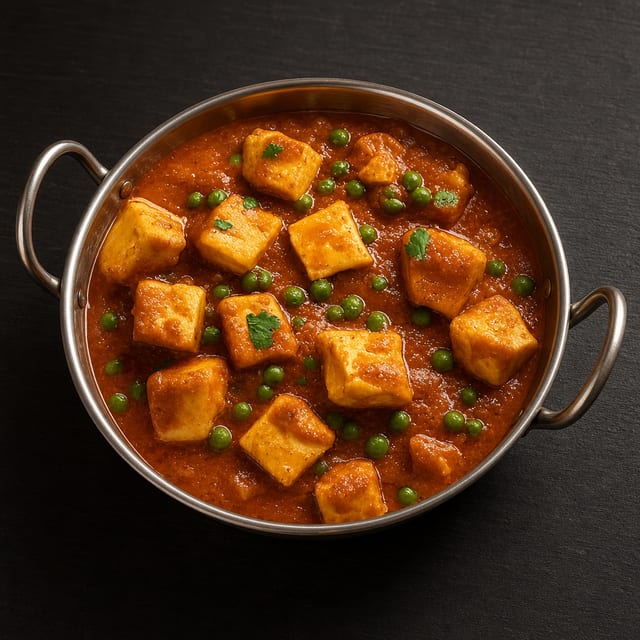 Mattar Paneer.