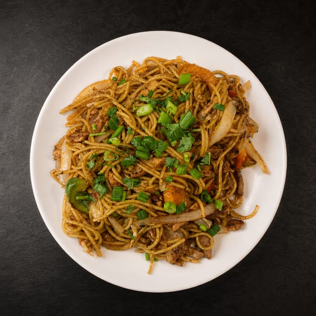 Chicken Noodle Nepali Style.