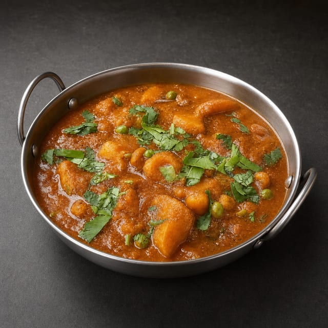Mixed Vegetable Curry.