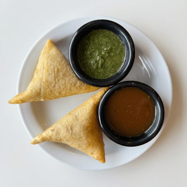Vegetable Samosas.