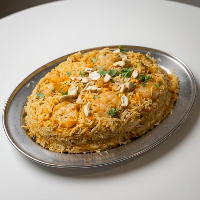 Shrimp Biryani.