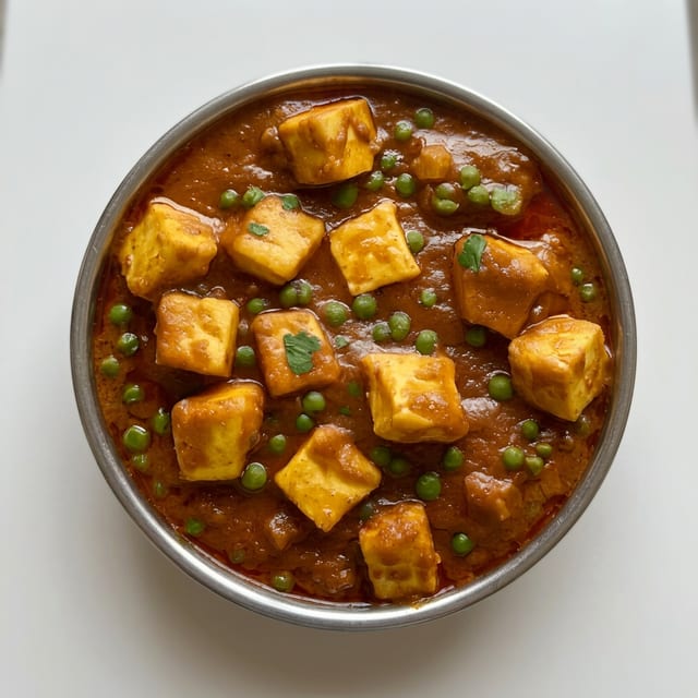 Mattar Paneer.