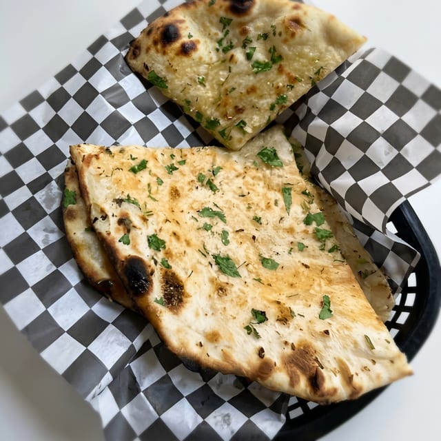 Garlic Cheese Naan.